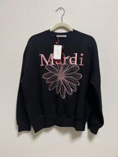 マルディメクルディ Mardi Mercredi スウェット ブラック ピンクのサムネイル