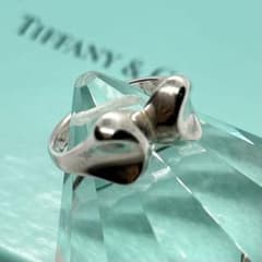 TIFFANY&Co. ElsaPeretti リボン バタフライ　リング11号 ティファニー バタフライ リボン リング 11号 シルバー エルサ