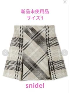 snidel【新品】ロービングチェックミニスカートのサムネイル