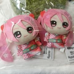 初音ミク ちびぐるみ vol.2 桜ミク 2点セット マスコット ぬいぐるみ