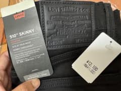 Levi’s 510 SKINNY ブラックデニム W28 L32新品のサムネイル