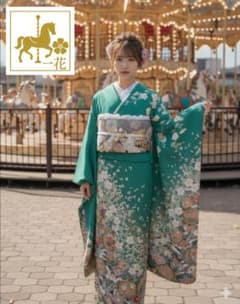 ⭐️特別最終価格❣️８／３１迄　振袖フルセット　正絹　成人式 466.振袖7点セット 正絹 フルセット 成人式 - メルカリ