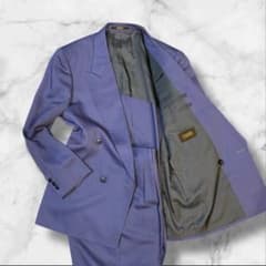 希少色】ダブルスーツ セットアップ 菅田将暉 パープル ヴィンテージ