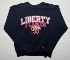 Champion スウェット LIBERTY FLAMESカレッジロゴ フェード - メルカリ