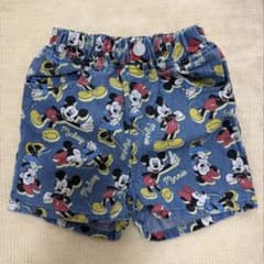 Disney ミッキー＆ミニー デニムパンツ 100cm 新品未使用のサムネイル