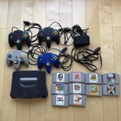 ニンテンドー64 本体 コントローラー 4つ、ソフト10本セット - メルカリ