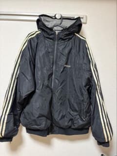 90s adidas フード　パーカー　ナイロンのサムネイル