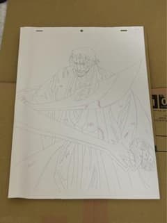 BLEACH 京楽春水　セル画 BLEACH セル画 京楽春水 縦長BIGサイズ アニメ直筆 - メルカリ