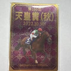 第166回 天皇賞(秋) 2022.10.30 記念カードのサムネイル