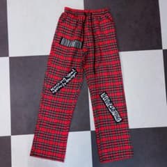 NieR Clothing RED CHECKERED EASY PANTSのサムネイル