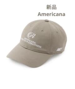 帽子　キャップ【Americana(アメリカーナ)】ロゴ刺繍キャップのサムネイル