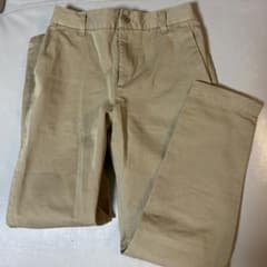 無印良品　ボーイフィットチノパンツ　ベージュSのサムネイル