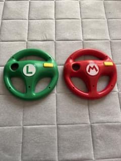 Nintendo Wii WiiU マリオカート リモコンハンドルのサムネイル
