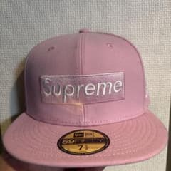 Supreme New Era 59FIFTY キャップ ピンク