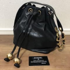 【最終値下げ】CHANEL シャネル ヴィンテージ 巾着型 ショルダーバッグのサムネイル