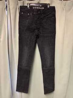 DENHAM ブラックデニム W30 スリムフィットのサムネイル