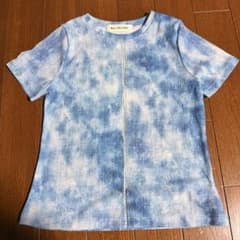 Ray BEAMS デニムプリント　Tシャツ