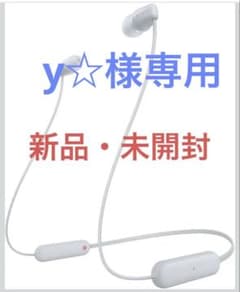 ソニー WI-C100 Bluetoothイヤホン ワイヤレスイヤホン ホワイトのサムネイル