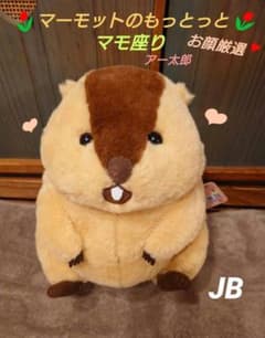 マーモットのもっとっと マモ座り JB もっとっと　はまもと アー太郎 マーモットのもっとっと マモ座り アー太郎 JB ぬいぐるみ - メルカリ