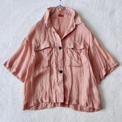 デプレ トゥモローランド｜美品 ラミー麻 シアーシャツ オーバーサイズ 