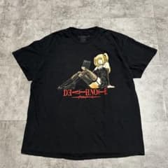 “DEATH NOTE デスノート　XL 黒　ブラック　ミサミサ　アニメTシャツ