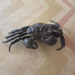 金属製 黒色カニ形状装飾品 江戸後期から明治の物 金属製 黒色カニ形状装飾品 江戸後期から明治の物 - メルカリ