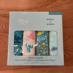 Disney baby aden + anais おくるみ 4枚セットのサムネイル
