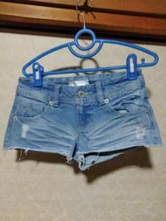 (アベイル)薄いデニムショーパンのサムネイル