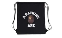 A BATHING APE ナップサック リュック 人気色 黒 - メルカリ
