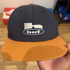 HUF キャップ ネイビー オレンジのサムネイル