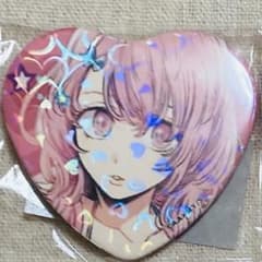 未開封 推しの子 苺プロ広報部 ハート型ホログラム缶バッジ 寿みなみ