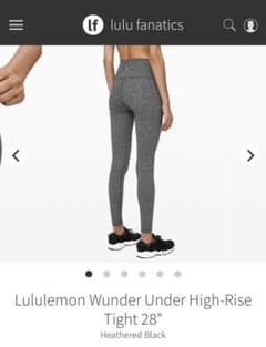 lululemon ヨガパンツ(新品タグ付) ＊引っ掛け傷ありのサムネイル