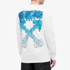 OFF-WHITE LONG SLEEVE BLUE MARKER ロンTのサムネイル