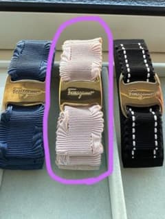 Salvatore Ferragamo ヴァラ バレッタ ピンク - メルカリ