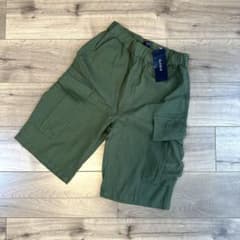 GLAZOS コットンストレッチカーゴハーフパンツ  size 150 新品‼︎のサムネイル