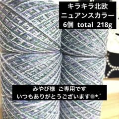 北欧カラー 毛糸 引き揃え糸 ファンシーヤーン 素材糸 サマーヤーン 