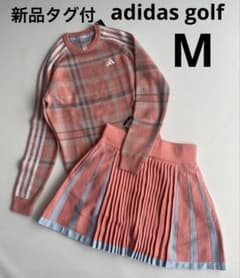 新品タグ付⛳️アディダスゴルフ激カワ ニット&スカートセット M