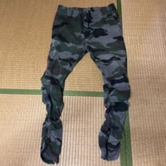 H&M サイドジップギャザーコットンツイルジョガーパンツ 30のサムネイル