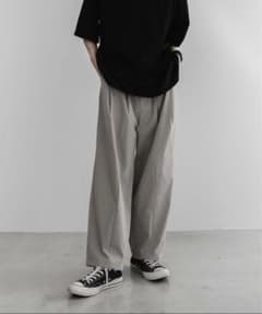 remer loose tapered wide PT ベージュ Mサイズのサムネイル