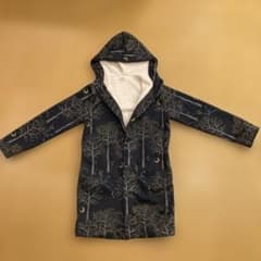 graniph シャイニングフォレストニットフリースコートW/Fネイビーフードのサムネイル