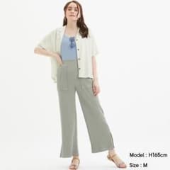 リブスリットワイドパンツのサムネイル