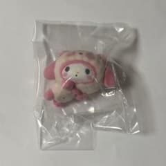 サンリオキャラクターズ　もこもこパンダフロッキーマスコット　マイメロディのサムネイル