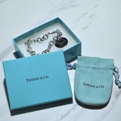 TIFFANY&Co.】リターントゥ ブレスレット ラウンドタグ 箱、保存袋
