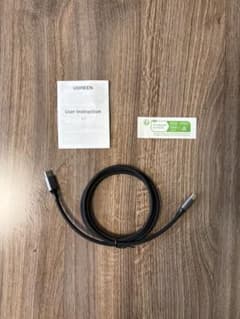 【新品未使用】UGREEN USB-C 充電ケーブル 1m 高耐久 ナイロン編みのサムネイル