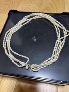 Freshwater pearl tiny long necklace