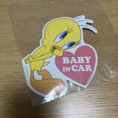 희귀 신품 루니 툰스 트위티 아기 잉카 안전 스티커 씰