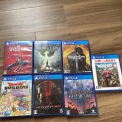 大特価 まとめ売り ps4 ソフトのサムネイル