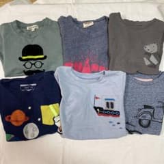 保育園用　半袖六点セット　size90〜size100のサムネイル
