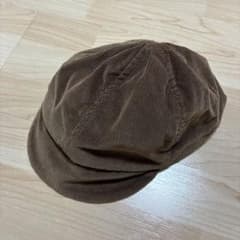 TATAMIZE ブラウン コーデュロイ ワークキャップ