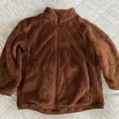 UNIQLO フリースジャケット ブラウン 100cmのサムネイル